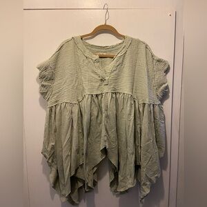 Free People We The Free Sugar Rush Babydoll Tunic